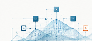 Cloud and high performance computing technical graphic